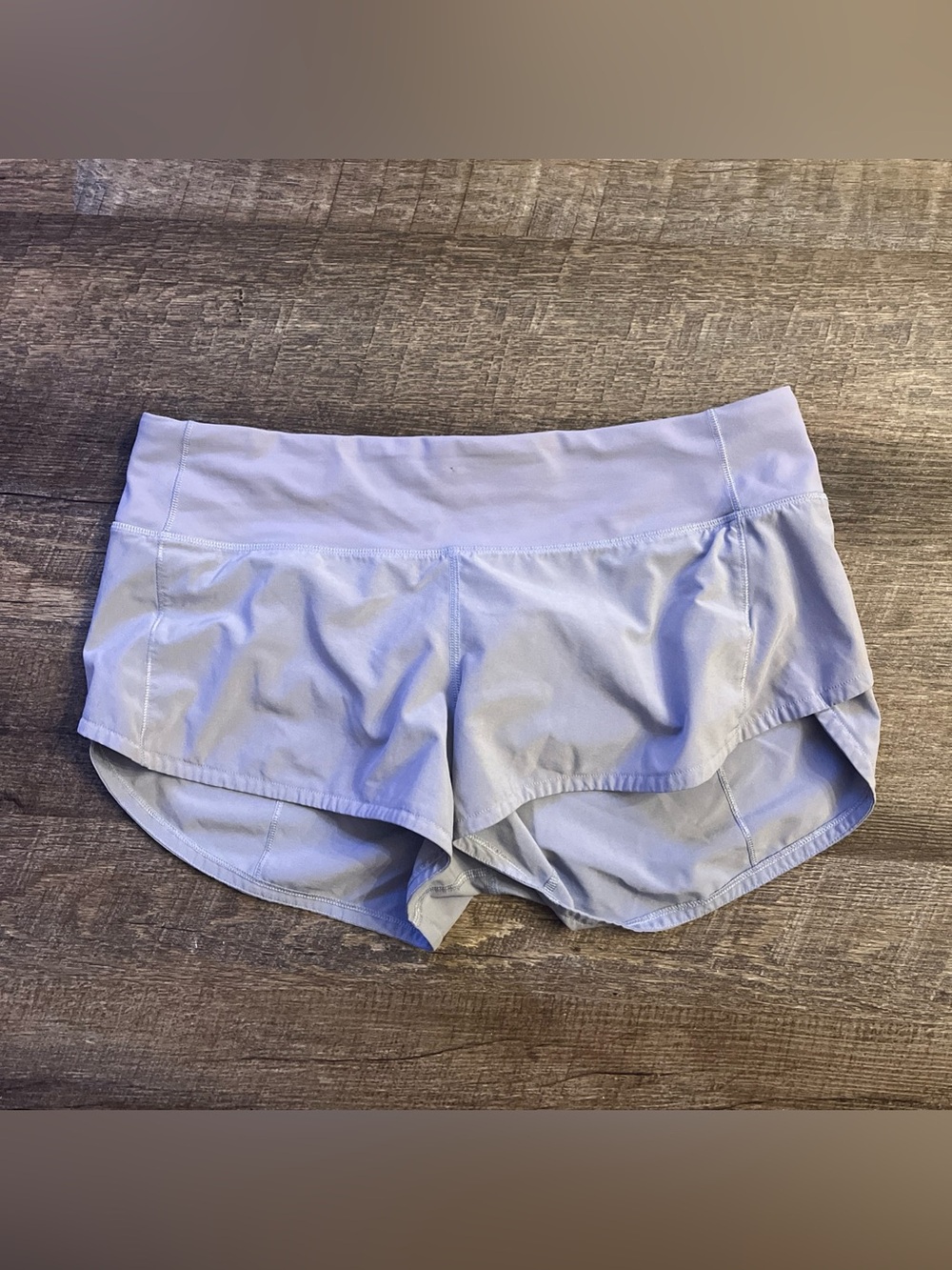 Lululemon Speed Up High-Rise Lined Shorts 4” Women's Size 6 Light / Powder Blue